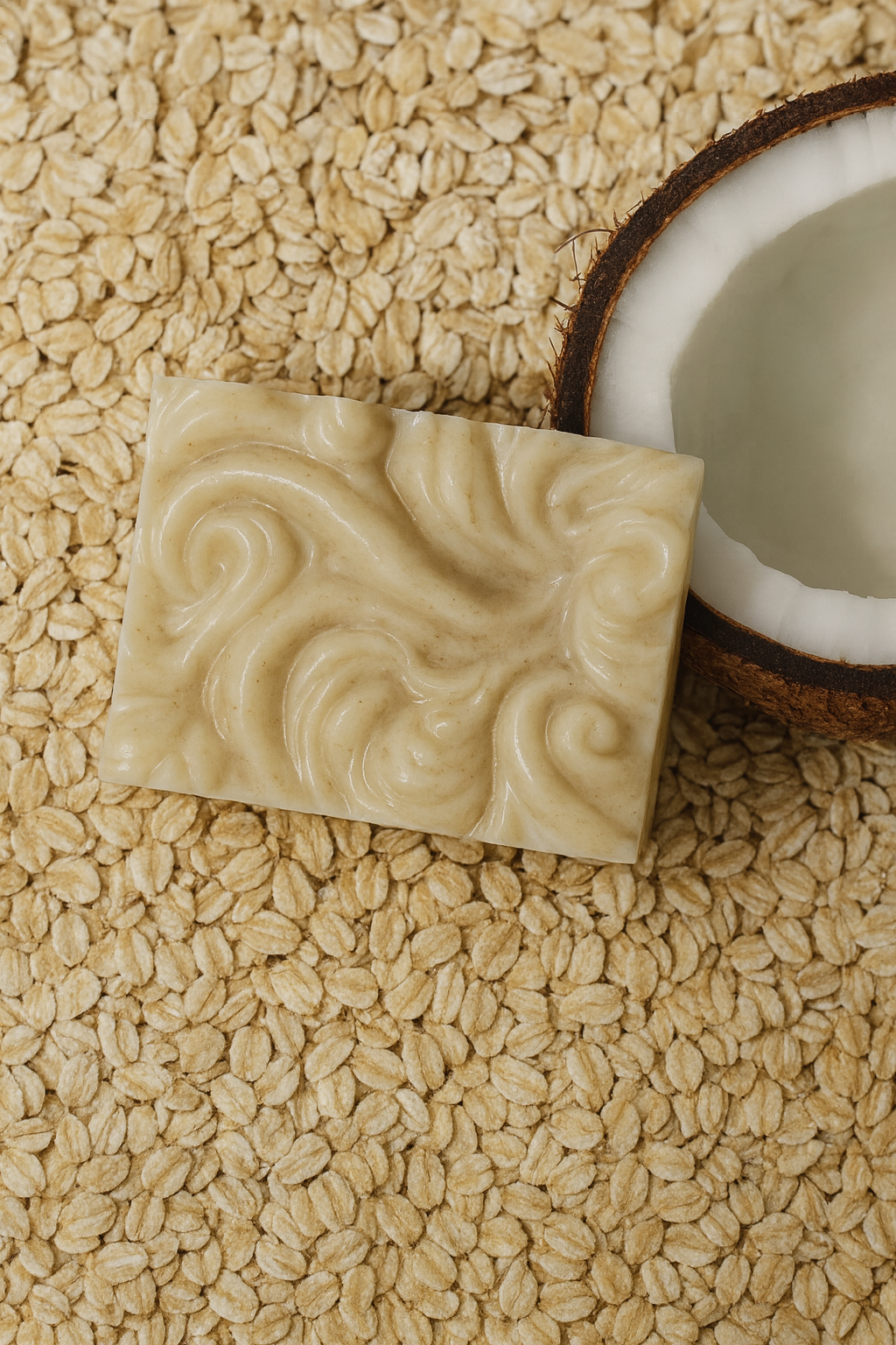 Jabón Viento Coco y Avena Artesanal | Hecho a Mano