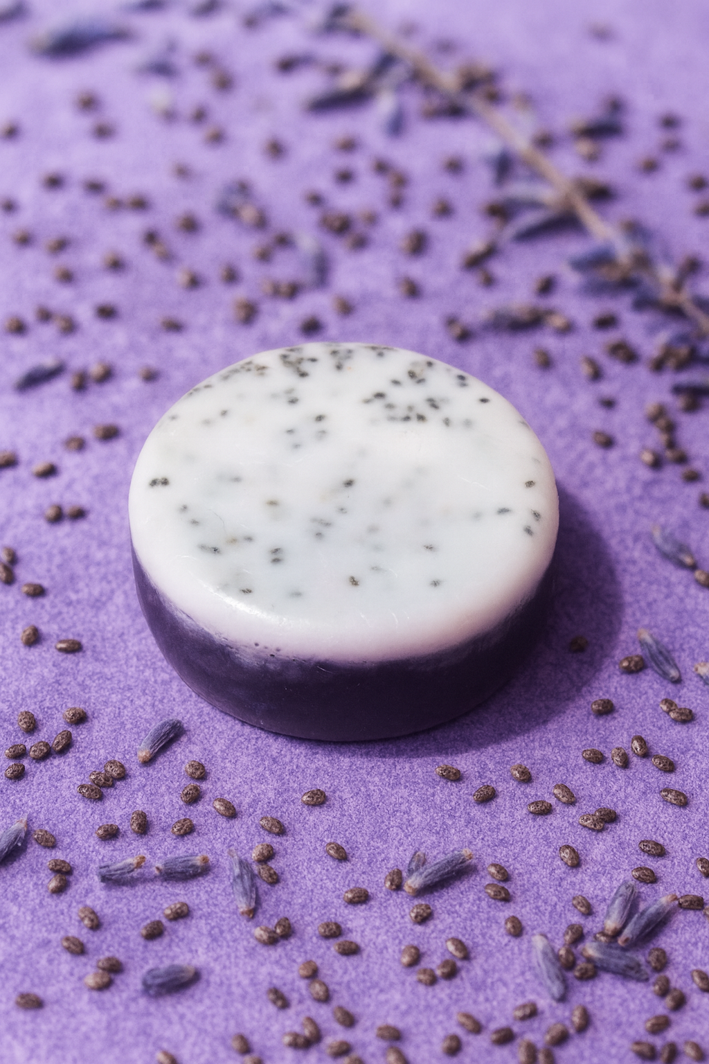 Jabón Círculo Lavanda y Semillas