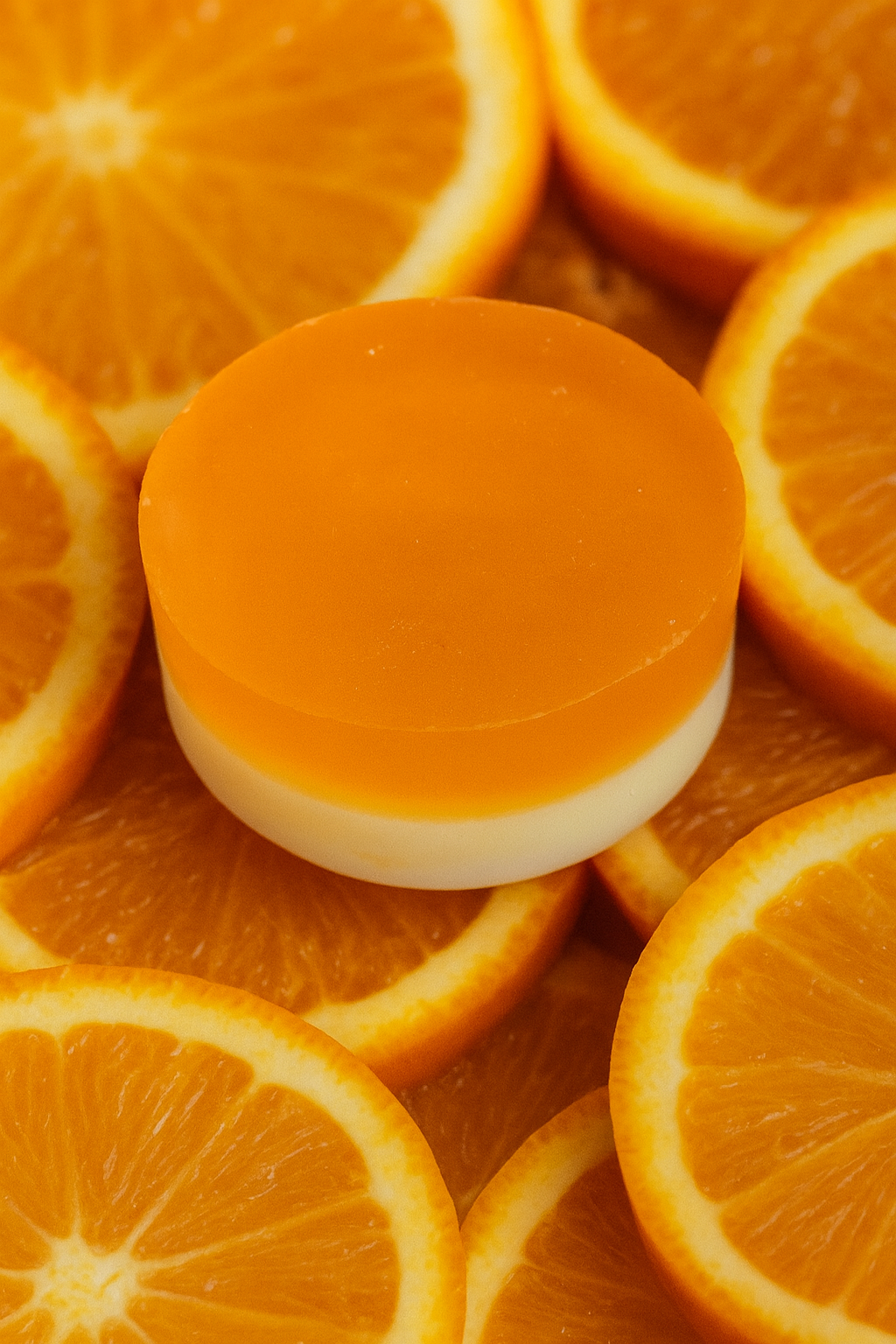 Jabón Naranja Círculo Artesanal | Hecho a Mano