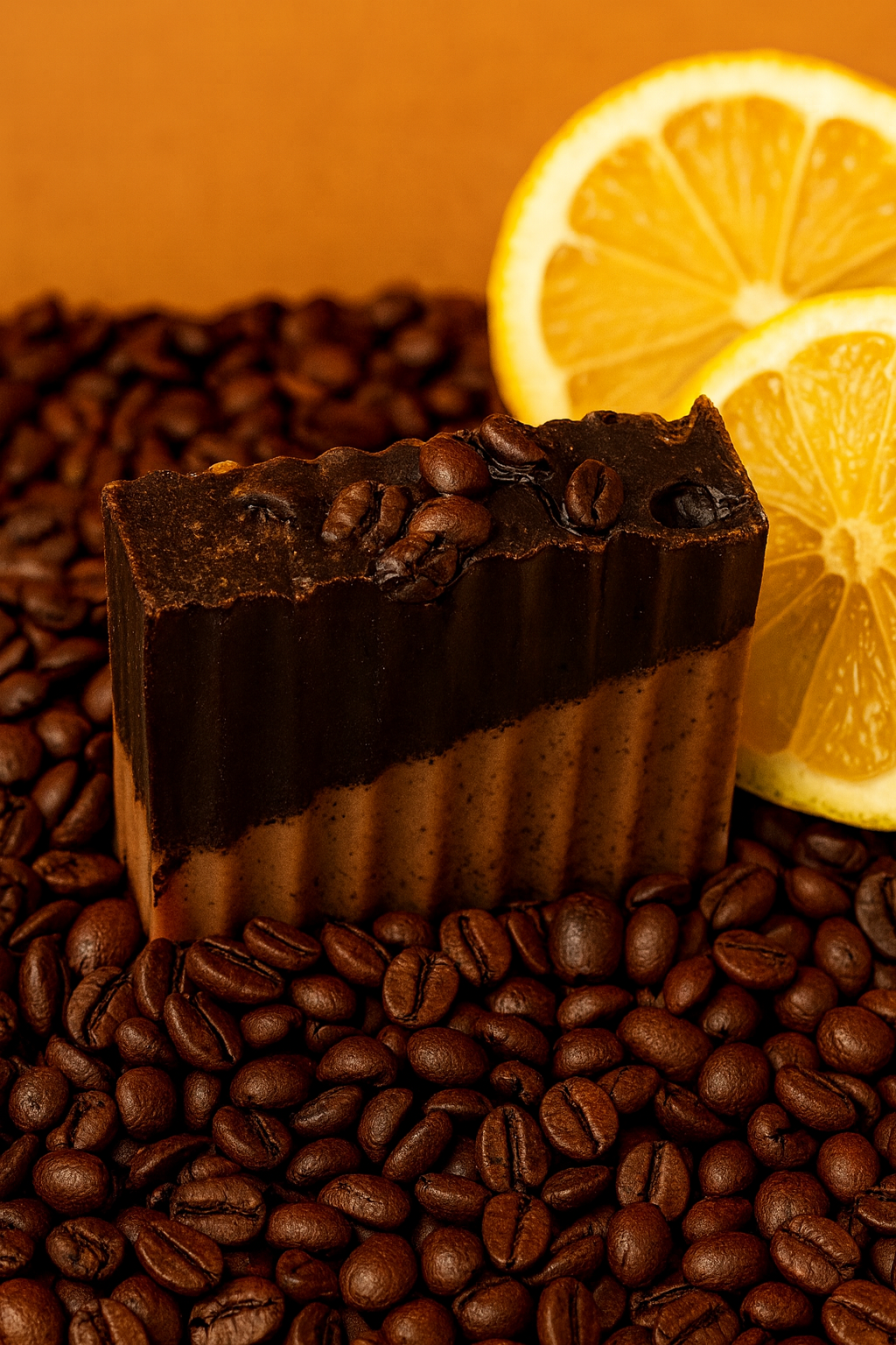 Jabón de Café y Limón Artesanal | Hecho a Mano