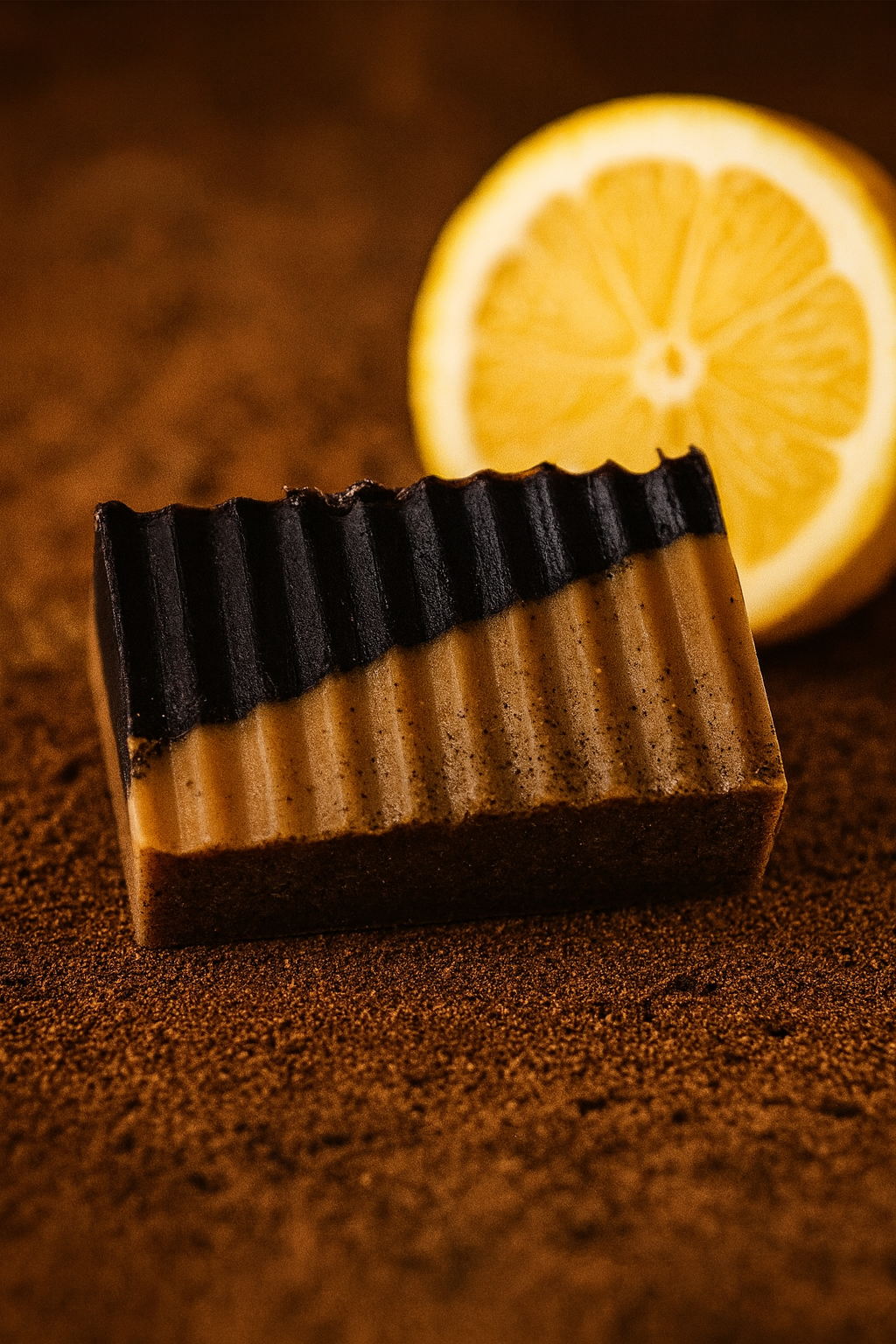 Jabón de Café y Limón Artesanal | Hecho a Mano