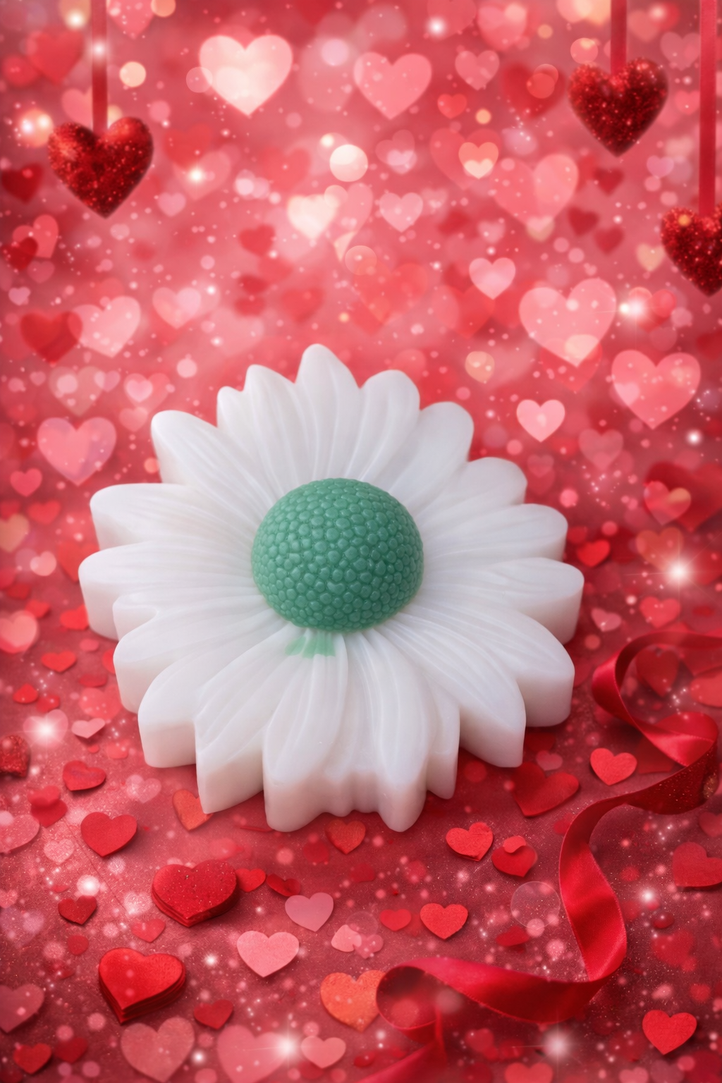 Jabón Artesanal Margaritas – Aromas Dulces (Fresa, Chocolate o Coco y Vainilla)