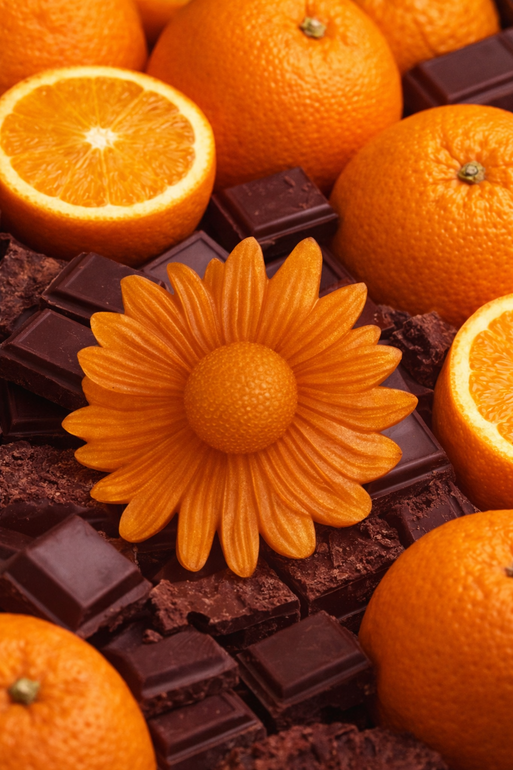 Jabón Artesanal de Naranja y Chocolate – Aroma Cítrico y Dulce