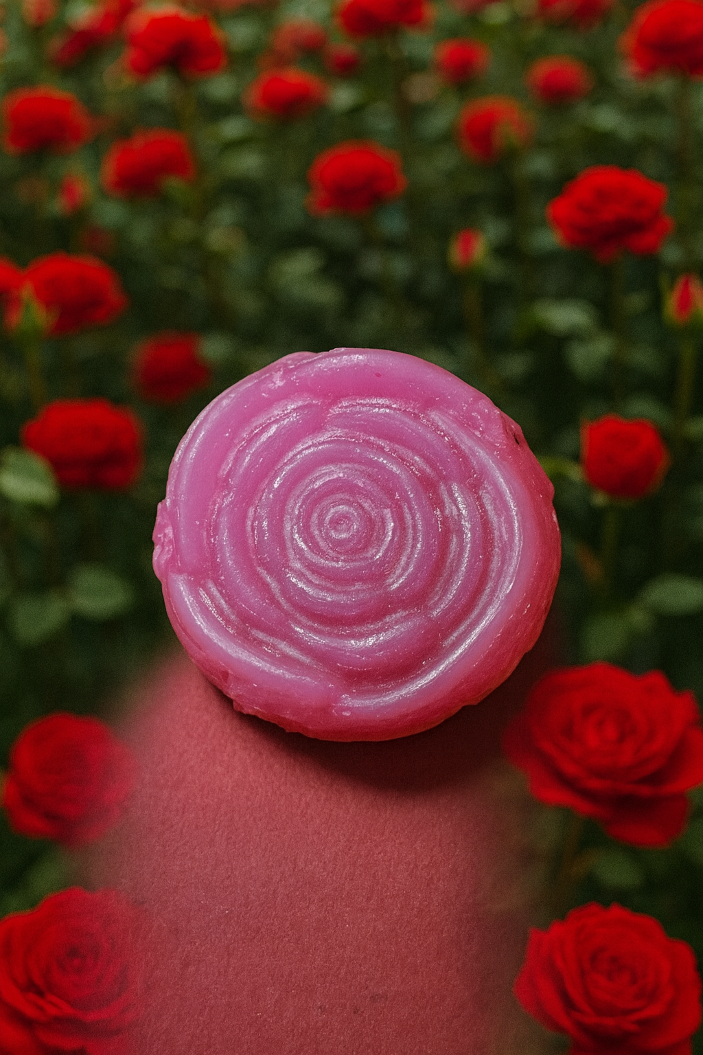 Jabón Rosa de Raíz y Burbujas
